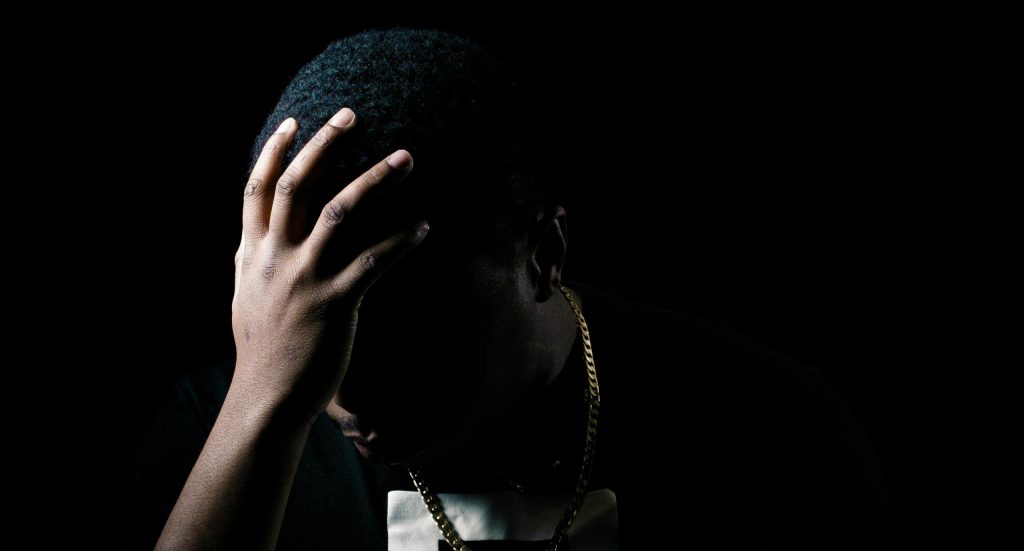 Man with anxiety